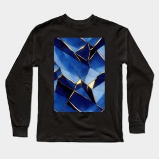 Jewel Pattern - Blue Sapphire, for a bit of luxury in your life! #5 Long Sleeve T-Shirt